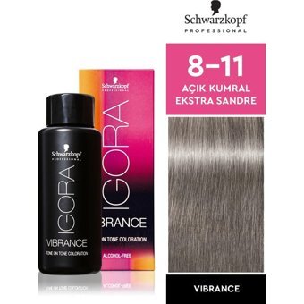 Schwarzkopf Igora Royal Vibrance 8.11 Açık Kumral Ekstra Sandre Krem Saç Boyası 60 ml