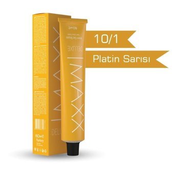 Maxx Deluxe 10.1 Platin Sarı Krem Saç Boyası 60 Ml