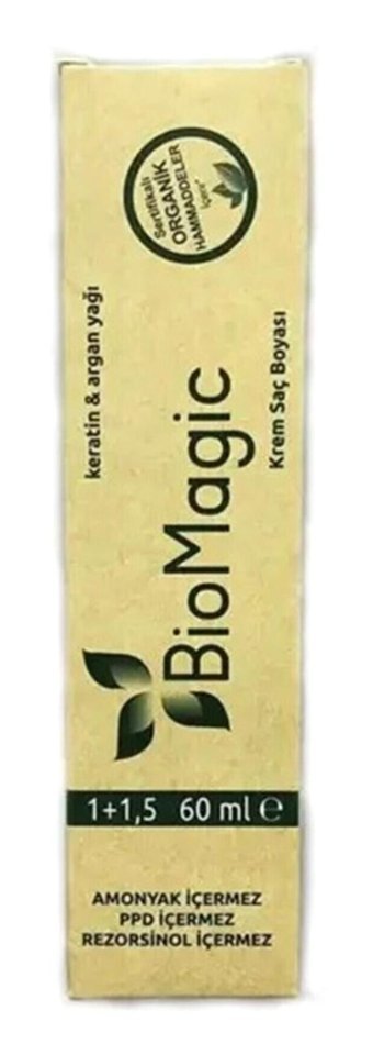 BioMagic Keratin & Argan Yağı 6.00 Koyu Kumral Krem Saç Boyası 60 Ml