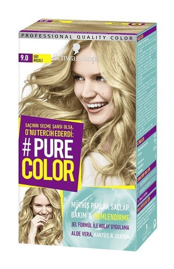 Schwarzkopf Pure Color 9.0 Süt Reçeli Jel Saç Boyası 60 ml