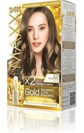 Maxx Deluxe Golden Series 8.0 Krem Saç Boyası 60 Ml