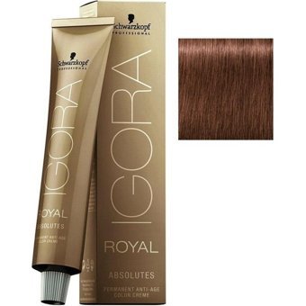 Schwarzkopf Igora Royal Absolutes 6.580 Koyu Kumral Altın Kızıl Krem Saç Boyası 60 ml