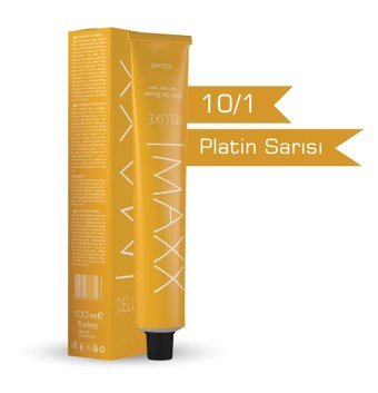 Maxx Deluxe 10.1 Platin Sarı Krem Saç Boyası 100 Ml