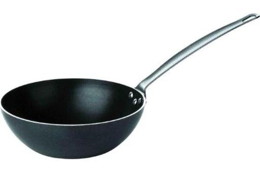 Altınbaşak Lazetti Profesyonel Çelik Saplı Alüminyum 32 cm Wok Tava Siyah