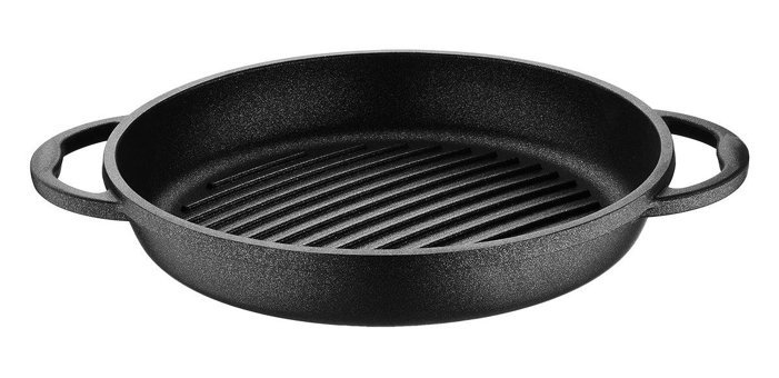 Aryıldız Lincoln Granit 28 cm Grill Tava Siyah