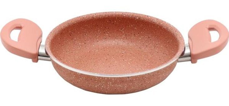 Essenso Plastik Saplı Granit 18 cm Sahan Tava Pembe