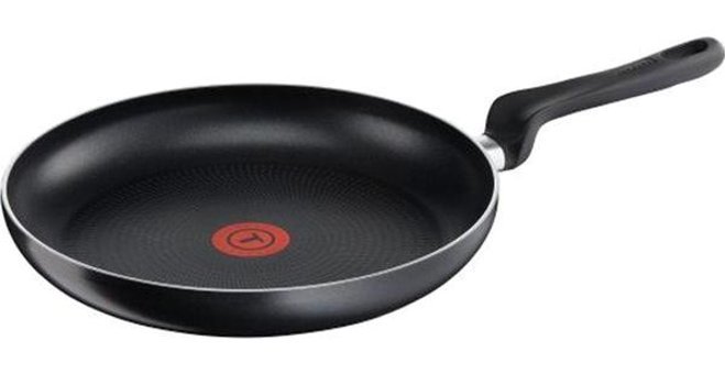 Tefal Cook Right Plastik Saplı Teflon 20 cm Düz Tava Siyah