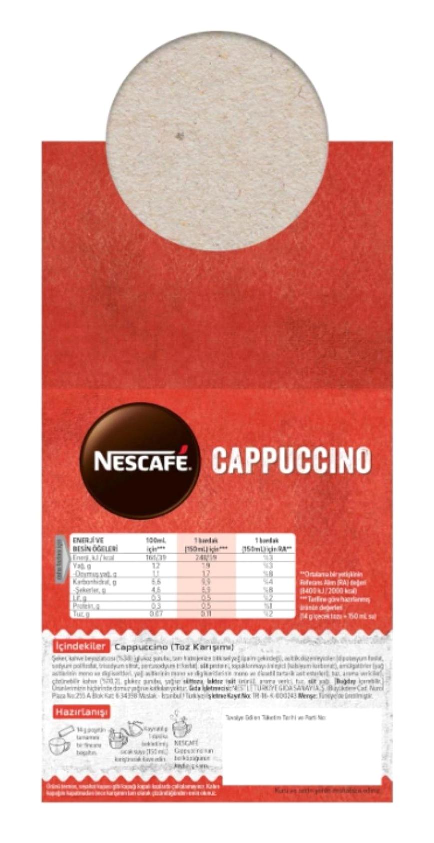 Nescafe 14 gr 24'lü Cappucino Hazır Kahve