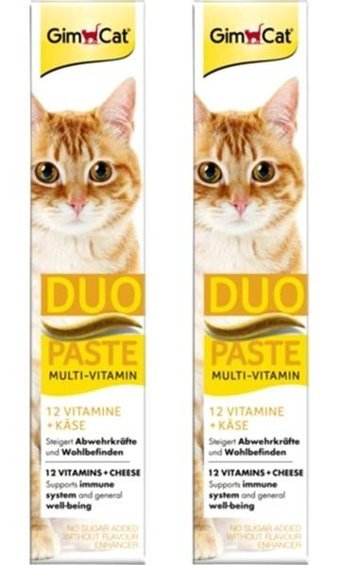 Gimcat Multivitamini Gelişim Destekliyici Macun 2x50 gr