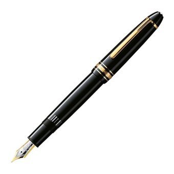 Montblanc Meisterstück Legrand Coated Pistonlu Reçine Doldurulabilir Altın Kaplama Siyah Dolma Kalem