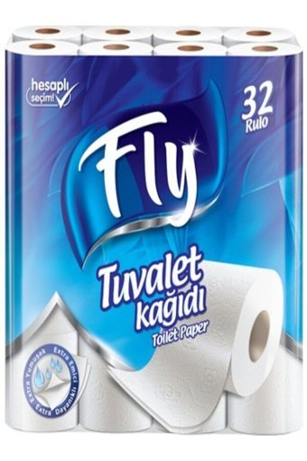 Fly Organik 2 Katlı 3x32'li Tuvalet Kağıdı