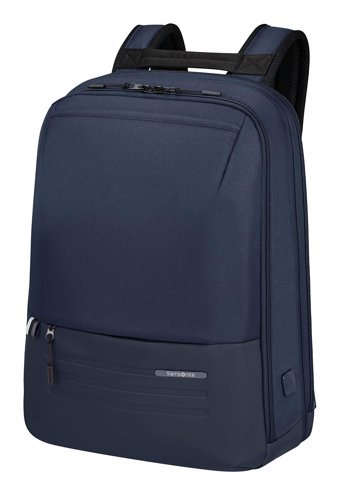 Samsonite Stackd bız KH8-41-003 17.3 inç Polyester Su Geçirmez Sırt Laptop Çantası Mavi