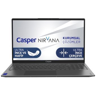 Casper Nirvana X700.1245-BV00R-G-F Dahili UHD Graphics Intel Core i5 12450H 16 GB Ram 500 GB SSD 15.6 inç Full HD Windows 11 Pro Laptop