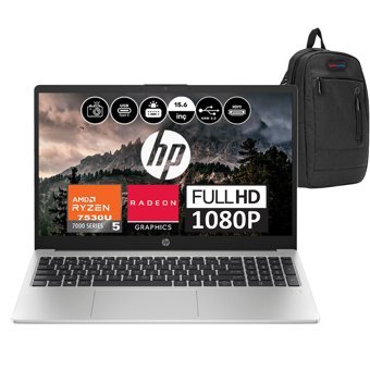 Hp 255 G10 8A547EAP03 Dahili Radeon Graphics AMD Ryzen 5 7530U 8 GB Ram 1 TB SSD 15.6 inç Full HD Windows 11 Pro Laptop + Weblegelsin Çanta