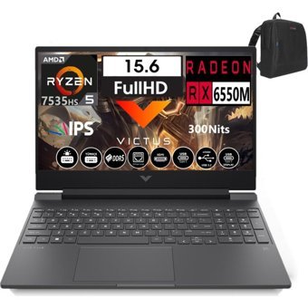 Hp Victus 15 FB2028NT WA44MJEA14 Harici AMD Radeon RX 6550M AMD Ryzen 5 7535HS 64 GB Ram 1 TB SSD 15.6 inç Full HD Freedos Gaming Laptop + Weblegelsin Çanta