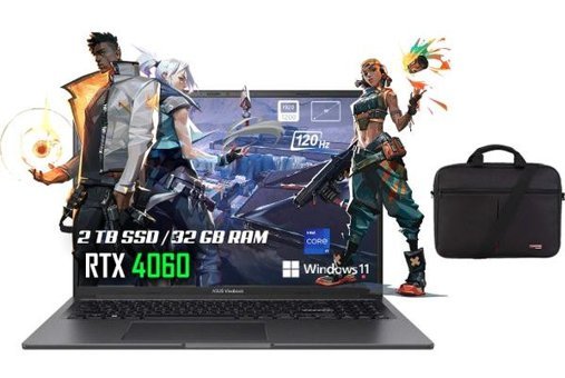 Asus Vivobook 16X K3605VV-N1070WH18 Harici GeForce RTX 4060 Intel Core i9 13900H 32 GB Ram 2 TB SSD 16 inç WUXGA Windows 11 Home Gaming Laptop + Çanta