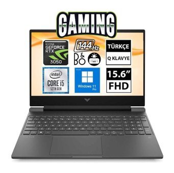 Hp Victus 15 FA0011NT 80D33EA06 Harici GeForce RTX 3050 Intel Core i5 12450H 16 GB Ram 512 GB SSD 15.6 inç Full HD Windows 11 Pro Gaming Laptop