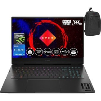 Hp Omen 16-K0010NT M7H8Z7EA02 Harici GeForce RTX 3060 Intel Core i7 12700H 16 GB Ram 1 TB SSD 16.1 inç Full HD Freedos Gaming Laptop + Zetta Çanta