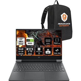 Hp Victus 15 A0GU6EAPN405 Harici GeForce RTX 3050 Intel Core i5 12450H 8 GB Ram 4 TB SSD 15.6 inç Full HD Windows 11 Pro Gaming Laptop + PER4 Çanta