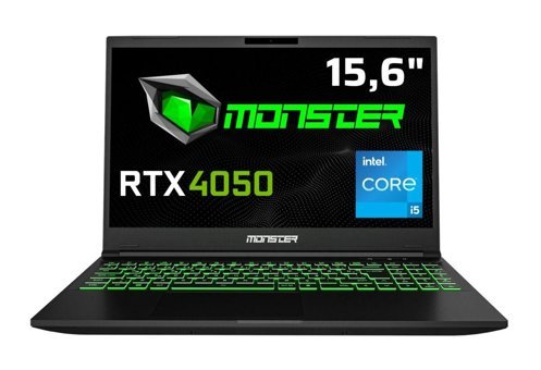 Monster Abra A5 V20.3.3 Harici GeForce RTX 4050 Intel Core i7 13700H 16 GB Ram 500 GB SSD 15.6 inç Full HD Windows 11 Gaming Laptop