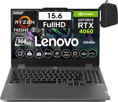 Lenovo LOQ 15ARP9 W83JC000UTR26 Harici GeForce RTX 4060 AMD Ryzen 7 7435HS 32 GB Ram 1 TB SSD 15.6 inç Full HD Windows 11 Home Gaming Laptop