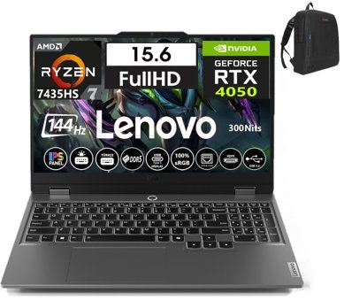 Lenovo LOQ 15ARP9 W83JC006ATR22 Harici GeForce RTX 4050 AMD Ryzen 7 7435HS 24 GB Ram 1 TB SSD 15.6 inç Full HD Windows 11 Home Gaming Laptop + Weblegelsin Çanta