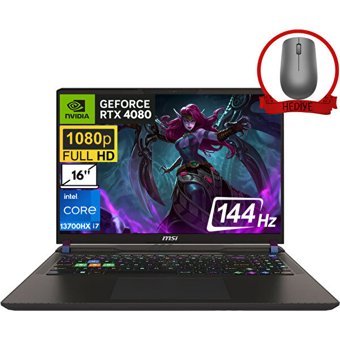 MSI Vector 16 Hx A13VHG-495TR-A34 Harici GeForce RTX 4080 Intel Core i7 13700HX 8 GB Ram 1 TB SSD 16 inç Full HD Windows 11 Home Gaming Laptop