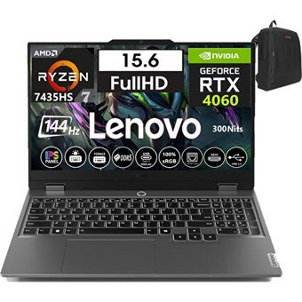 Lenovo LOQ 15ARP9 W83JC000UTR05 Harici GeForce RTX 4060 AMD Ryzen 7 7435HS 32 GB Ram 512 GB SSD 15.6 inç Full HD Freedos Gaming Laptop + Weblegelsin Çanta