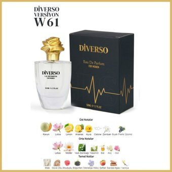 Diverso W61 EDP Amber-Çiçeksi-Odunsu Kadın Parfüm 50 ml