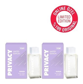 Privacy Limited Edition EDT Çiçeksi-Meyveli-Oryantal Kadın Parfüm 2x50 ml