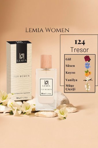 Lemia 124 EDC Baharatlı-Odunsu-Oryantal Kadın Parfüm 50 ml