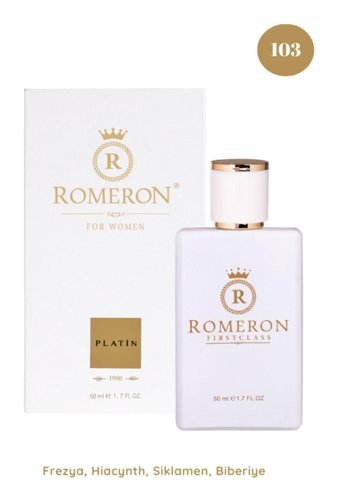 Romeron 103 Platin EDP Çiçeksi-Meyveli-Sandal Ağacı Kadın Parfüm 50 ml