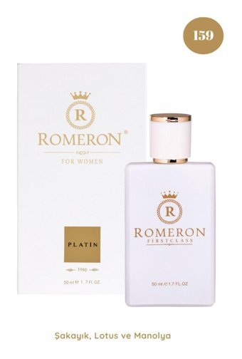 Romeron 159 Platin EDP Bergamot-Çiçeksi-Meyveli Kadın Parfüm 50 ml