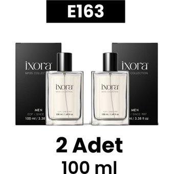 İxora E163 Black EDP Baharatlı-Fresh-Odunsu Erkek Parfüm 100 ml