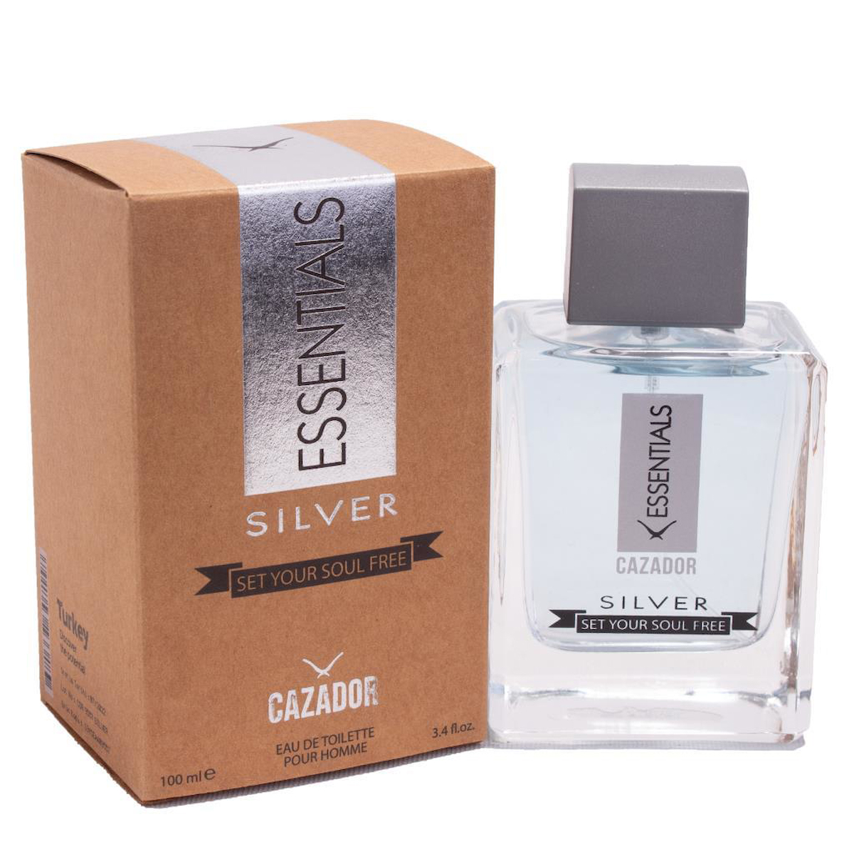 Cazador CAZ 9557BB Esential Silver EDT Çiçeksi-Fresh Erkek Parfüm 100 ml