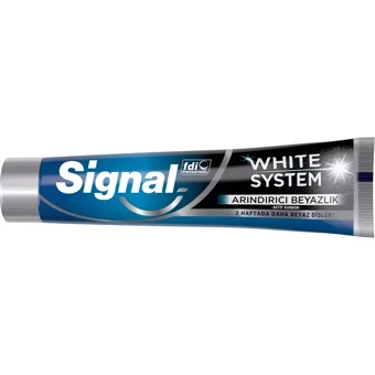 Signal White System Karbonlu Florürlü Diş Macunu 75 Ml