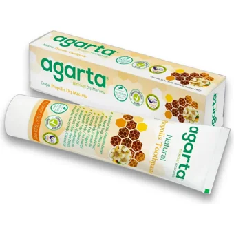 Agarta Propolis Organik Florürsüz Diş Macunu 3x100 ml