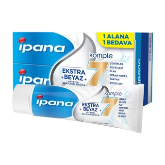 İpana Komple 7 Naneli Florürlü Diş Macunu 2x65 ml