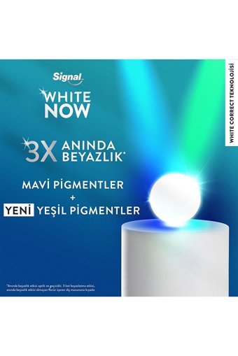 Signal White Now Extra Fresh Naneli Florürlü Diş Macunu 2x75 ml