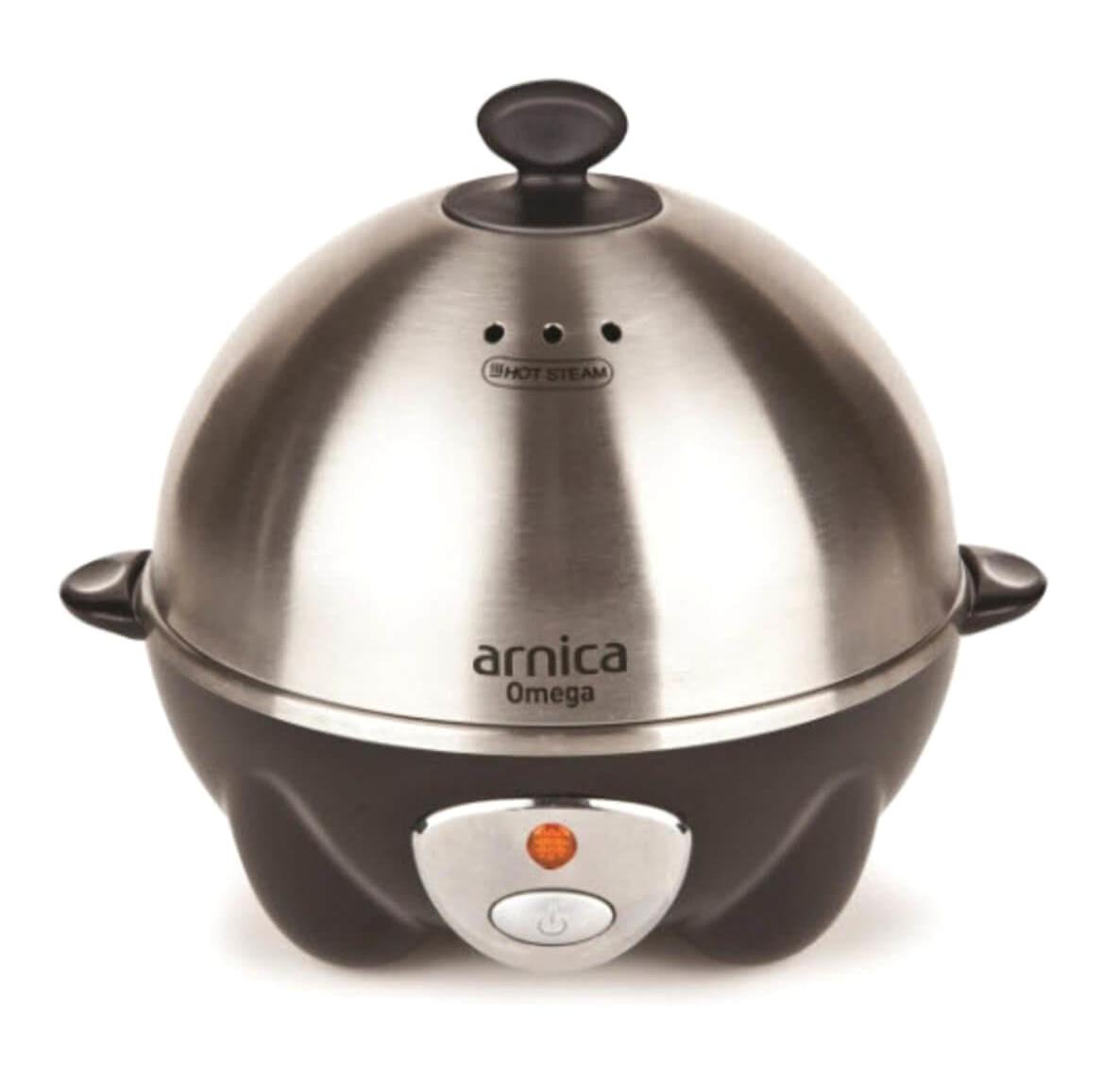 Arnica GH25100 Omega 7'li 360 Watt Plastik Inox Yumurta Haşlayıcı