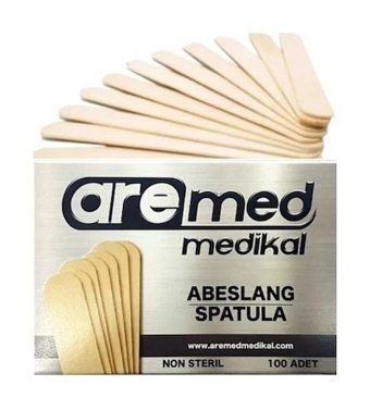 Abeslang Ahşap 20x100 Adet Ağda Spatulası