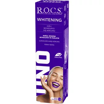 ROCS Beyazlatıcı Florürsüz Diş Macunu 60 ml