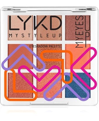 Lykd 9'lu 250 Sunset Glow Toz Işıltılı - Mat Far Paleti