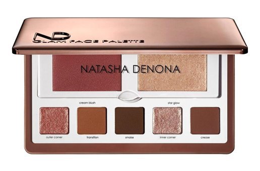 Natasha Denona Glam Face Toz Işıltılı - Mat Palet Göz Farı