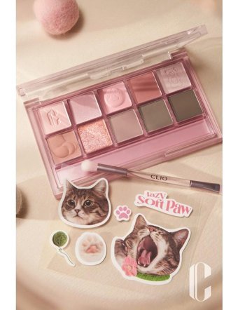 Clio 20 Lazy Soft Paw Koshort ın Seoul Limited Toz Glitter-Mat Far Paleti