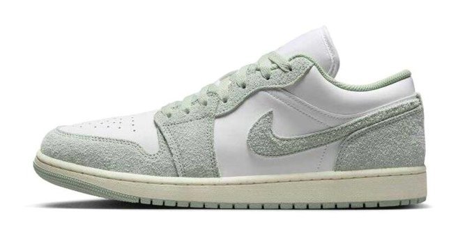 Nike Air Jordan 1 Low SE FN5214-131 Bağcıklı Erkek Günlük Ayakkabı Yeşil