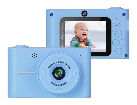 Mistaha Zl 2023 Mini Full HD Kompakt Dijital Fotoğraf Makinesi Mavi