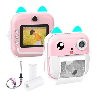 Hallow D12394P Mini Full HD Kompakt Dijital Fotoğraf Makinesi Pembe