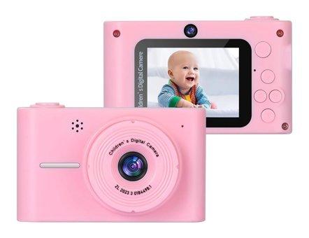 Mistaha Zl 2023 Mini Full HD Kompakt Dijital Fotoğraf Makinesi Pembe