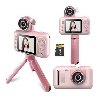 Andoer D11997Bly Mini Full HD Kompakt Dijital Fotoğraf Makinesi Pembe